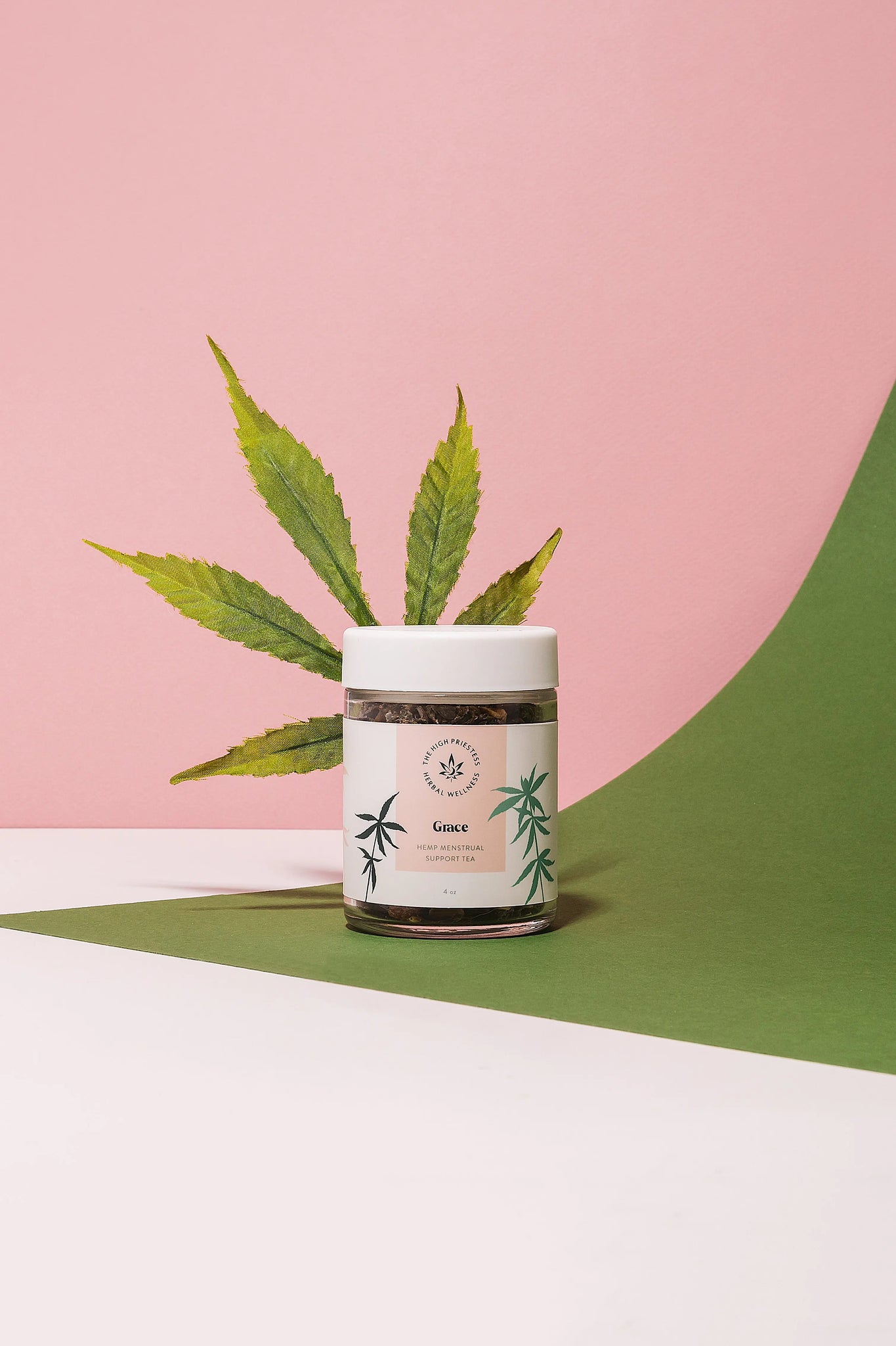 Grace: Menstrual Support Hemp Herbal Tea High Priestess